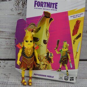 FORTNITE Victory Royale Series Potassius Peels Figurine NEW MISSING ACCESSORIES